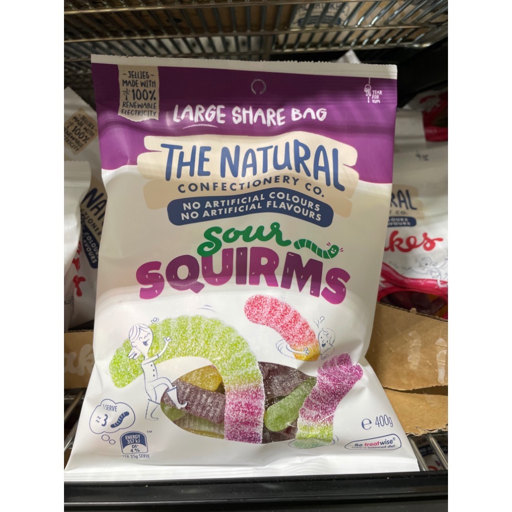 現貨 澳洲 天然水果軟糖The Natural Confectionery co. 軟糖 進口零食-規格圖4