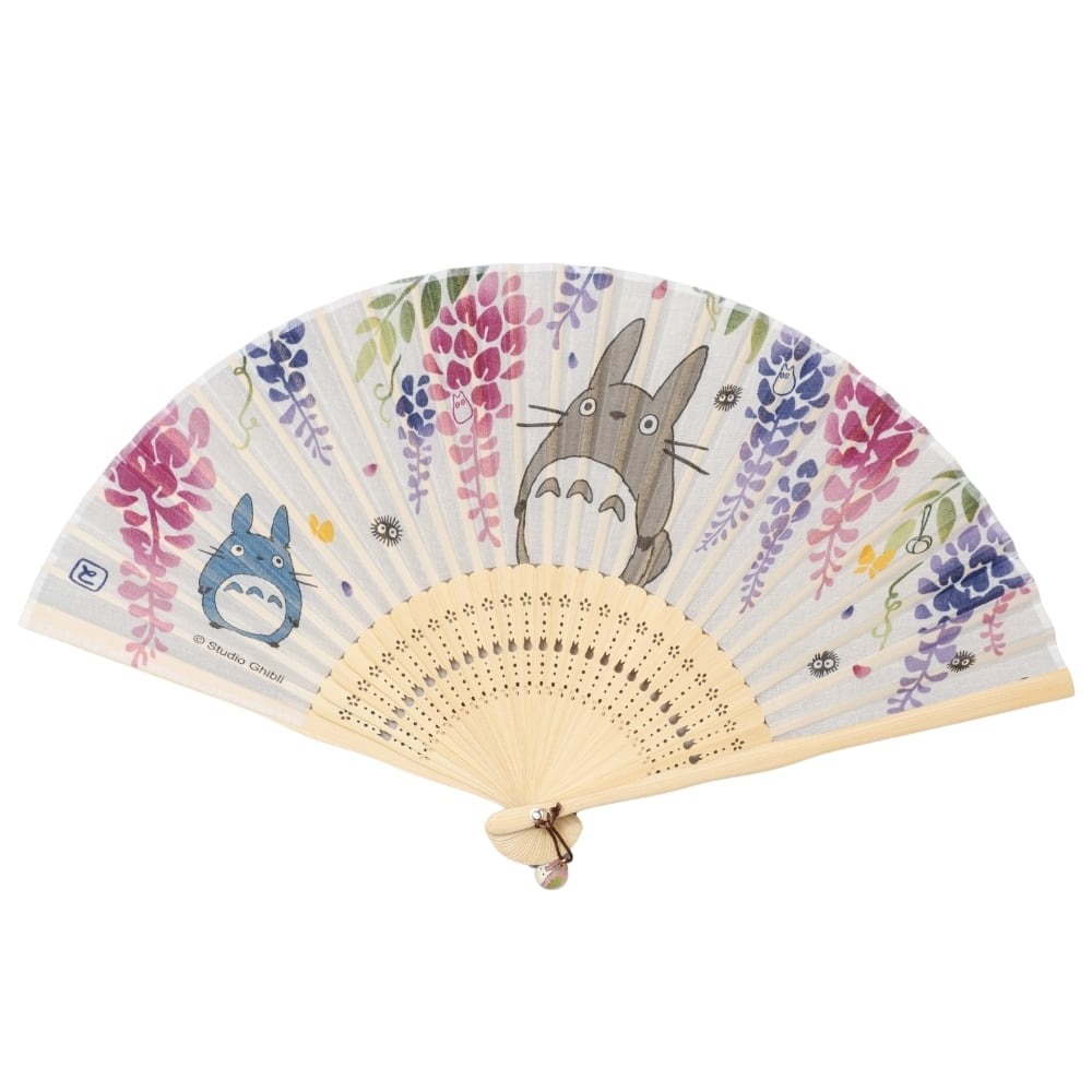 Pelo日本代購 宮崎駿 吉卜力 預購 竹扇 扇子 夏季 摺扇 龍貓 大龍貓 小黑炭 中龍貓 小龍貓（2573）-細節圖7