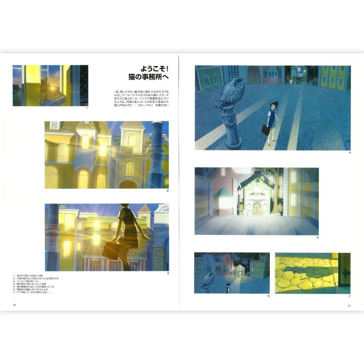 Pelo日本代購 宮崎駿 吉卜力 預購 繪本 書 貓的報恩 美術 視覺藝術 THE ART OF 猫の恩返し-細節圖2
