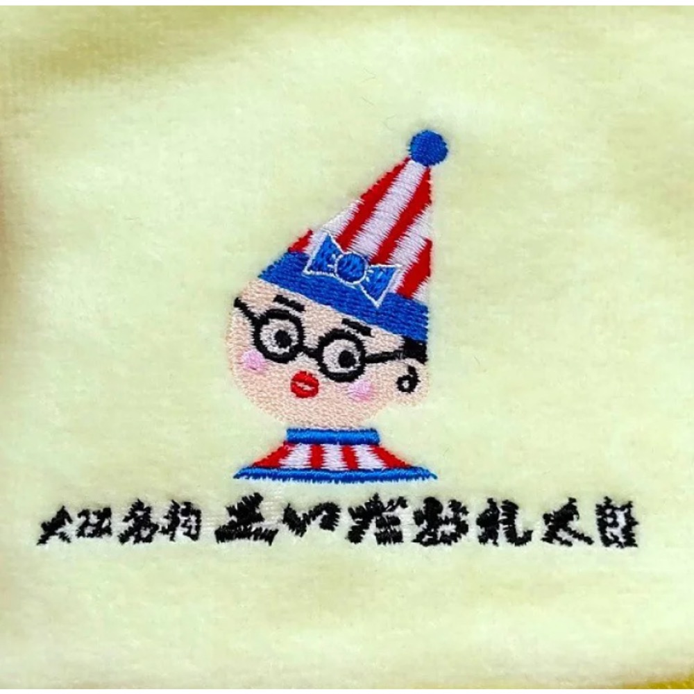 Pelo日本代購 預購 食倒太郎 手帕小毛巾 粉紅色 大阪 紀念品 土產 粉黃色 100%棉 生日禮物 父親節 母親節-細節圖9