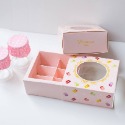 ▪5套入▪彩色開窗馬卡龍分格包裝盒/點心盒/糖果盒/餅乾盒/烘焙包裝蛋糕盒/情人節巧克力包裝紙盒-規格圖6