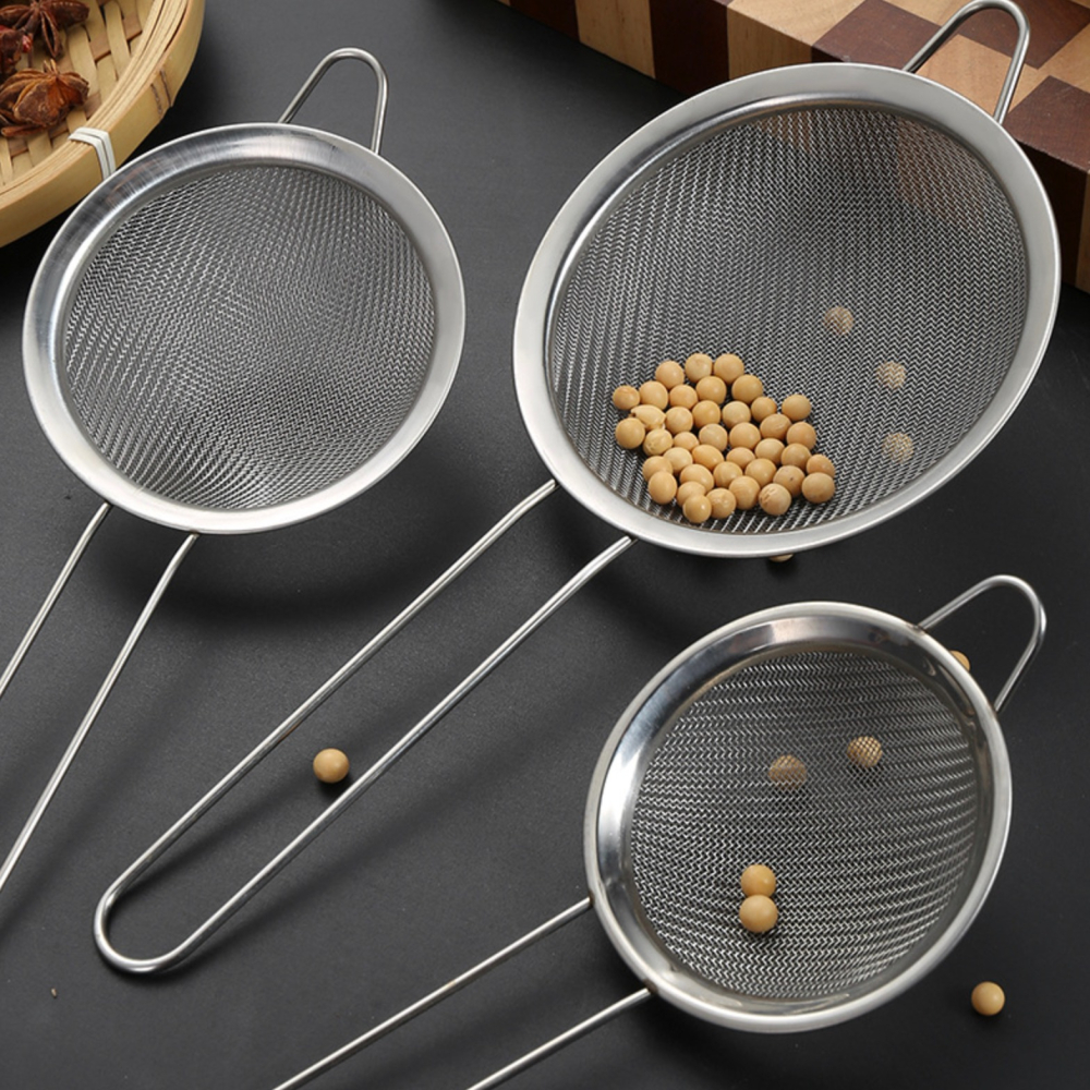 ◎8/10/12/15/18/20cm◎30目不銹鋼寬邊糖粉篩/麵粉篩/油撈/過濾網篩/油隔麵粉篩/烘焙必備工具-細節圖4
