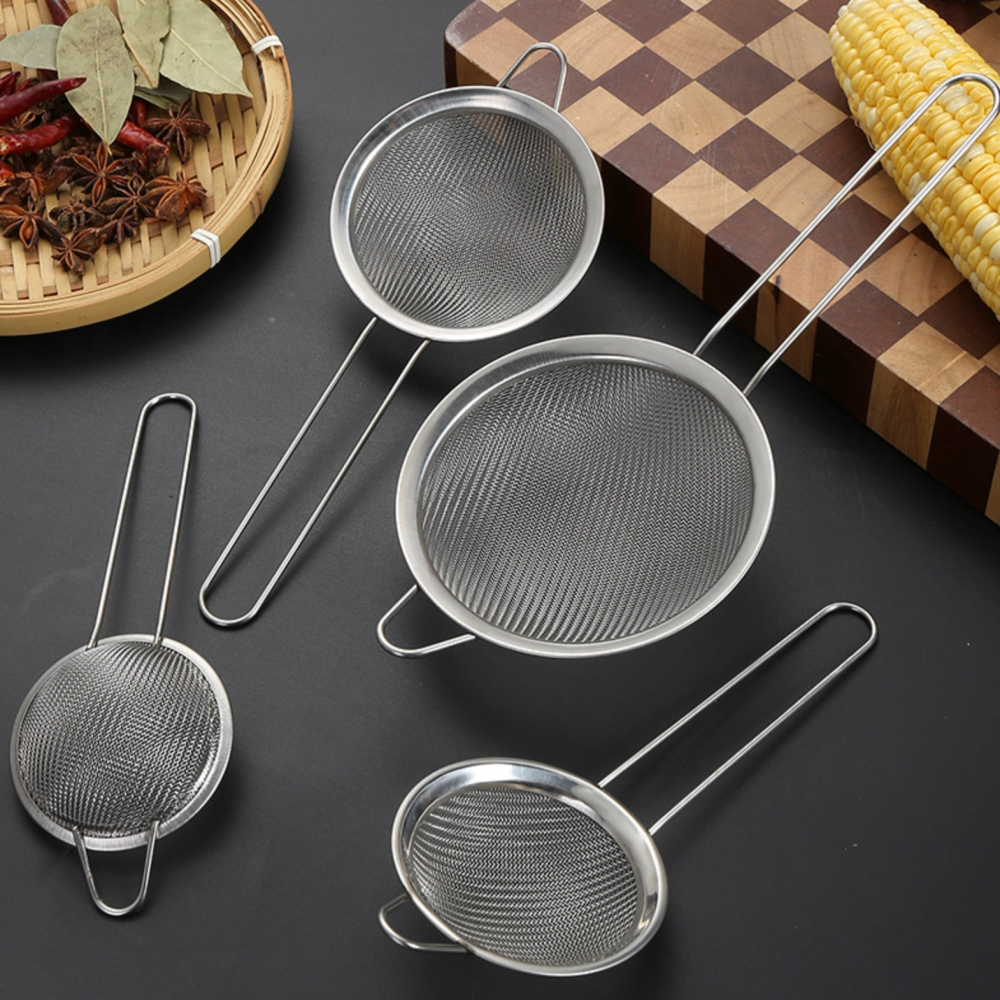 ◎8/10/12/15/18/20cm◎30目不銹鋼寬邊糖粉篩/麵粉篩/油撈/過濾網篩/油隔麵粉篩/烘焙必備工具-細節圖7