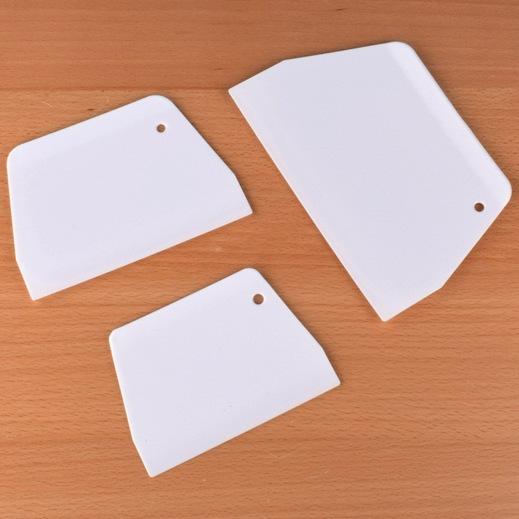 ◎小/中/大號◎食品級材質刮板/烘焙刮板/奶油蛋糕麵包切麵團刮板/梯形塑料刮刀-細節圖5