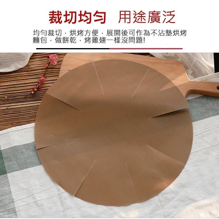 ◎6/8吋◎蛋糕模不沾玻璃纖維烤盤布/免脫模家用烘焙蛋糕油紙/乳酪戚風海綿不沾油布/可重覆使用烘焙防油布-細節圖6