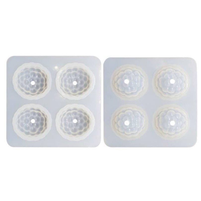 ▪4連▪樹莓水果慕斯蛋糕液態矽膠模具/翻糖液體矽膠模/法式慕斯甜品網紅造型布丁果凍奶酪模具/手工皂模-細節圖4