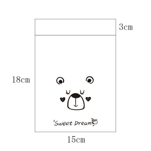 ▪15*18+3cm▪春之物語&萌寵系列麵包自黏袋(約50只/包)/歐包夾心吐司菠蘿包包裝袋/禮品包裝袋-細節圖4