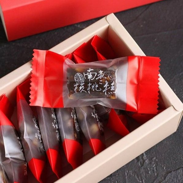 ◎4*9.5cm◎南棗核桃糕印字包裝袋(約100只入)/食品級糖果機封袋/南棗核桃糕opp透明糖袋-細節圖2