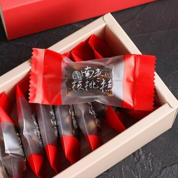 ◎4*9.5cm◎南棗核桃糕印字包裝袋(約100只入)/食品級糖果機封袋/南棗核桃糕opp透明糖袋-細節圖2