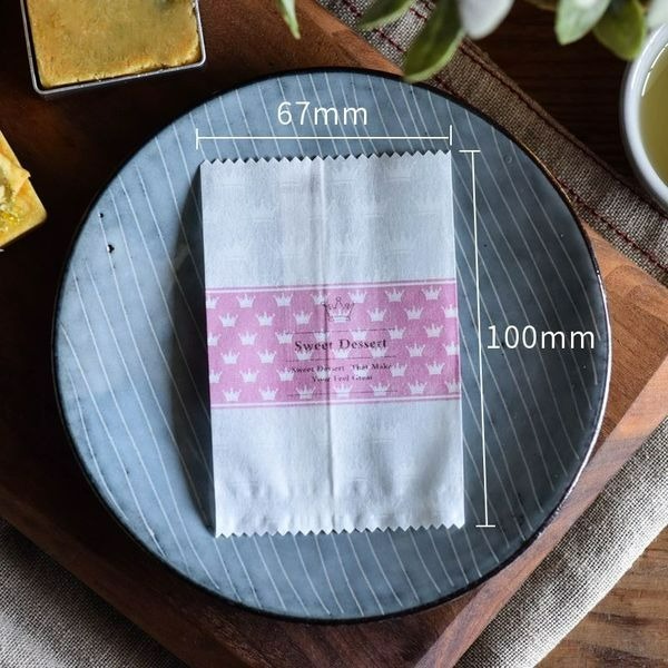 ▪7*10cm▪鳳梨酥包裝棉紙袋/餅乾袋/點心糖果袋/食品級機封袋/花茶茶葉袋(約100只/包)-細節圖3