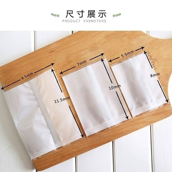 白底高透明餅乾機封袋(約100只入)/鳳梨酥餅乾袋/雪花酥自封式包裝袋/花茶茶葉袋-細節圖3