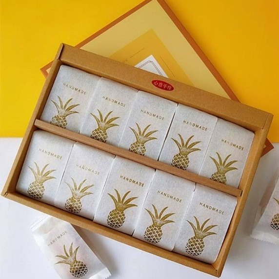 ◎5*13+3cm◎鳳梨酥包裝棉紙機封袋(約50只裝)/方塊酥曲奇餅點心袋/鳳梨雪花酥包裝袋/花茶茶葉袋-細節圖4