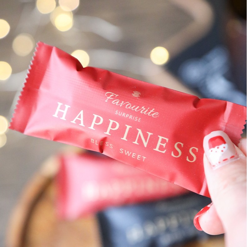 ▪4*9.5cm▪奢華黑金紅加厚牛軋糖鋁箔包裝袋(約100只入)/食品級糖果機封袋/南棗核桃糕CPP霧光膜糖袋-規格圖7