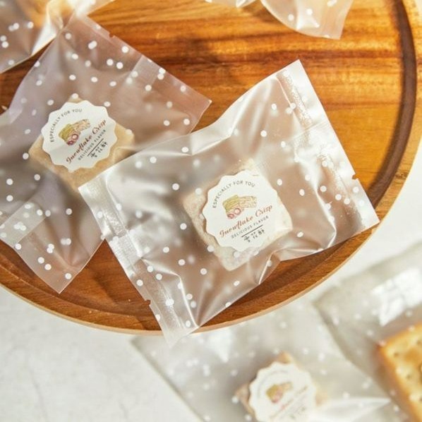 ▪ 7*12cm▪透明&磨砂半透明款瑪德蓮費南雪包裝機封袋(約100只入)/方塊酥曲奇餅點心袋/鳳梨酥餅乾袋/雪花酥-細節圖6