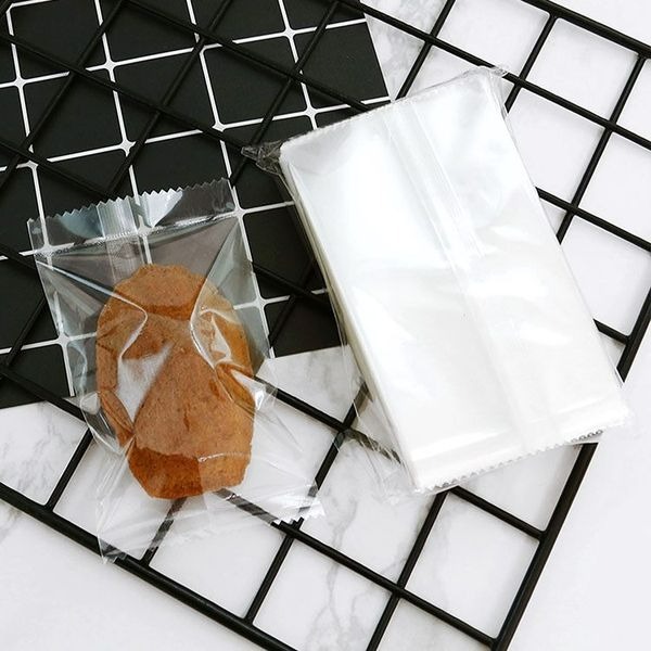 ▪ 7*12cm▪透明&磨砂半透明款瑪德蓮費南雪包裝機封袋(約100只入)/方塊酥曲奇餅點心袋/鳳梨酥餅乾袋/雪花酥-細節圖5