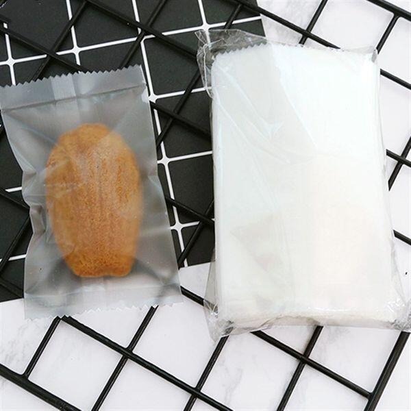 ▪ 7*12cm▪透明&磨砂半透明款瑪德蓮費南雪包裝機封袋(約100只入)/方塊酥曲奇餅點心袋/鳳梨酥餅乾袋/雪花酥-規格圖1