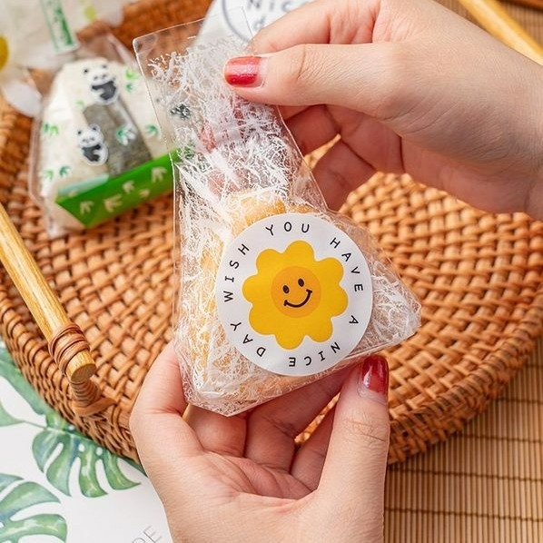 ◎三角飯糰易撕包裝袋/日式壽司海苔打包袋(約50只入)/專用可加熱家用可愛透明包裝紙-細節圖3