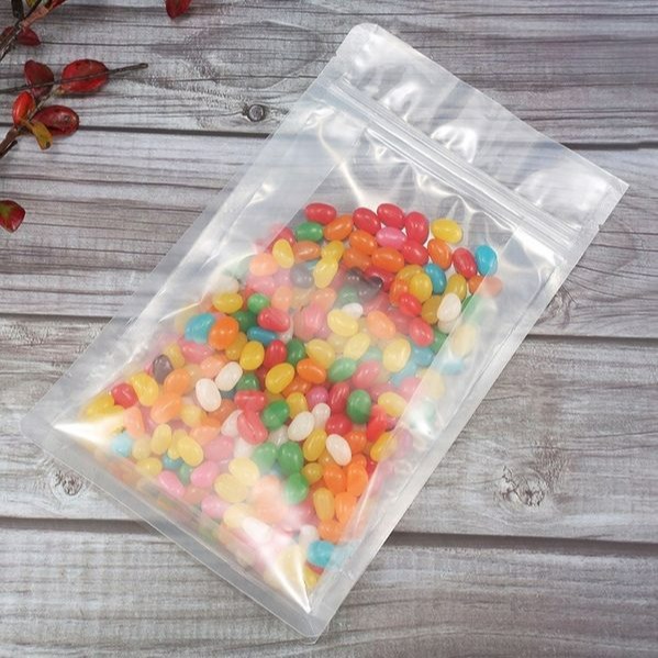 ◎10只入◎加厚透明八邊封自立式夾銕袋/乾貨食品包裝袋/糖果雜糧零食透明自立袋-細節圖3