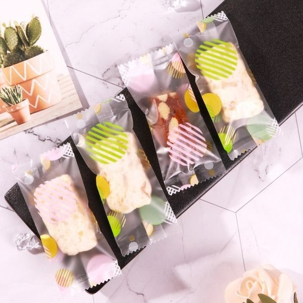 ◎4*9/5.5*8.5/7*10CM◎小清新彩球機封袋/太妃糖雪花酥餅乾袋/節日牛軋糖點心袋/巧克力糖果包裝袋-細節圖6