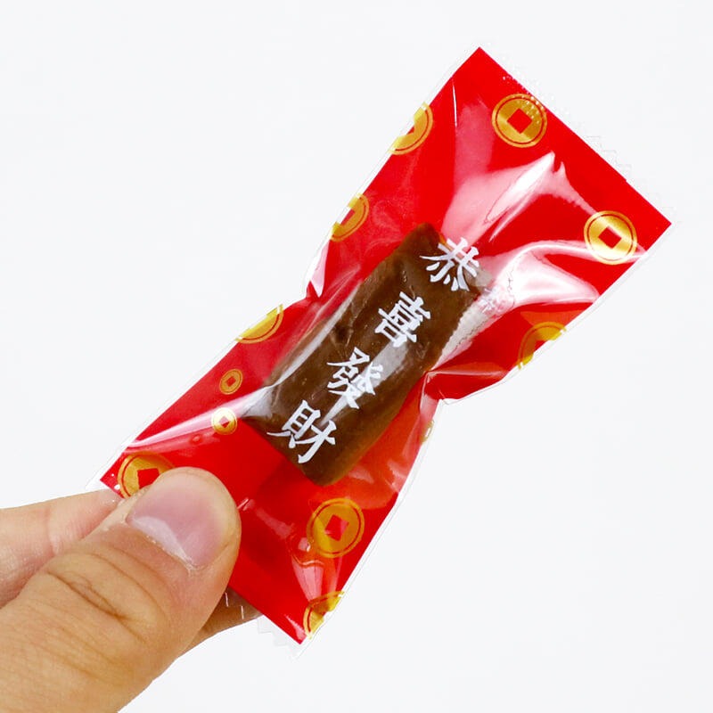 ◎4*9cm/7*10cm◎新年恭喜發財四合一機封袋/太妃糖雪花酥餅乾袋/節日牛軋糖點心袋/巧克力糖果包裝袋-細節圖8