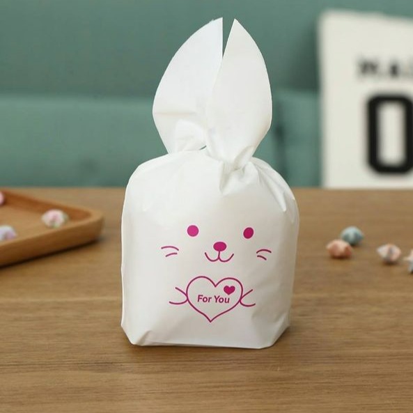 創意FOR YOU兔耳朵自立式禮品包裝袋/糖果袋/回禮袋/餅乾袋-細節圖3