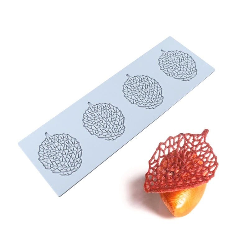 多連葉子樹枝翻糖蕾絲墊/翻糖蛋糕矽膠模/DIY巧克力創意裝飾/烘焙模具-細節圖2