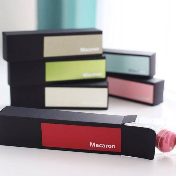 ▪3套入▪六粒裝馬卡龍盒曲奇餅乾盒/抽屜式吸塑馬卡龍包裝盒/西點小蛋糕點心紙盒-細節圖2