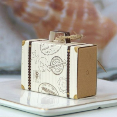 ▪10入▪迷你旅行箱抽屜式糖果盒/行李箱創意禮品盒/巧克力牛軋糖喜糖盒/烘焙西點婚慶包裝盒