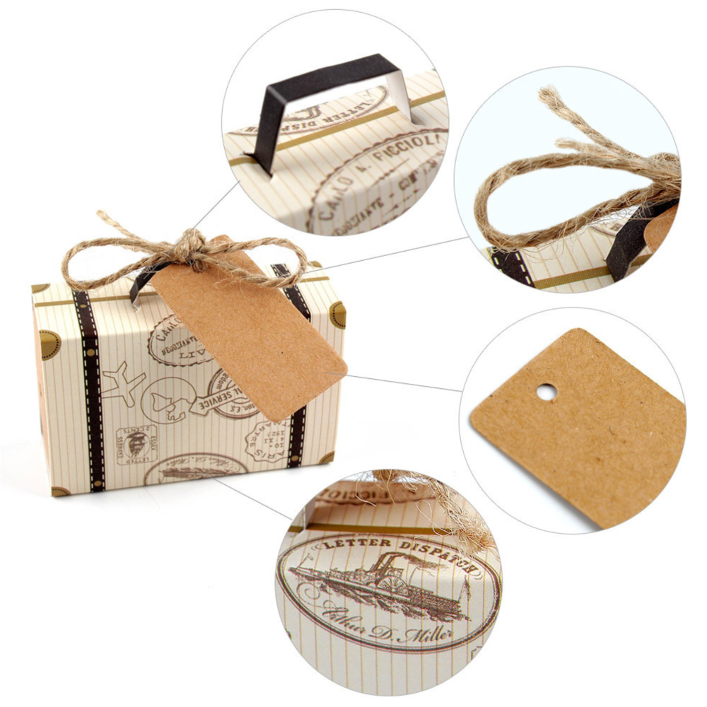 ◎10入◎迷你旅行箱抽屜式糖果盒/行李箱創意禮品盒/巧克力牛軋糖喜糖盒/烘焙西點婚慶包裝盒-細節圖6