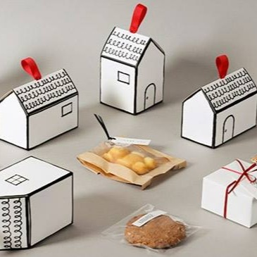 ▪10只入▪小房子包裝盒/牛軋糖餅乾糖果盒/滿月回禮婚禮喜糖禮物盒/烘焙包裝-細節圖4