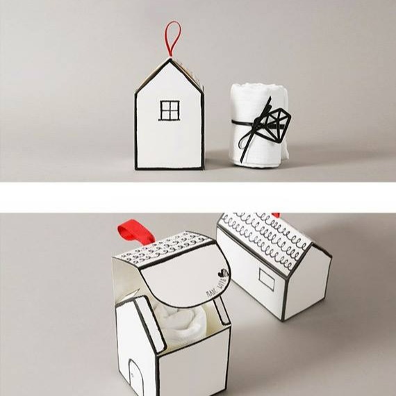 ▪10只入▪小房子包裝盒/牛軋糖餅乾糖果盒/滿月回禮婚禮喜糖禮物盒/烘焙包裝-細節圖6