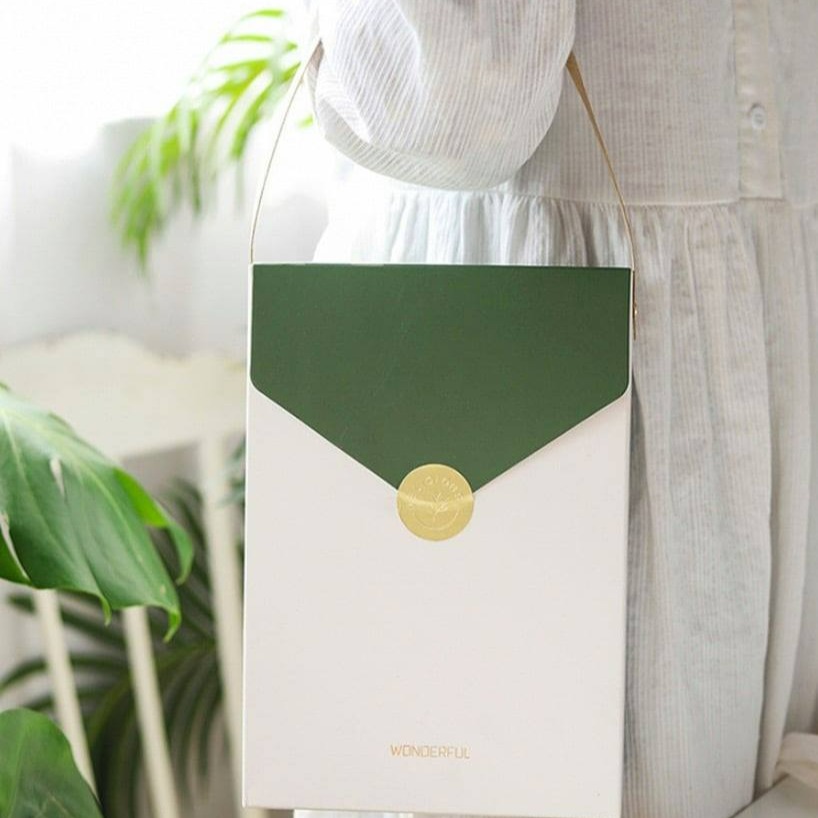 ◎3入◎50克六粒裝清新綠白手禮盒/牛軋糖提盒/鳳梨酥雪媚娘綠豆糕手提禮物盒/DIY創意糖果禮品盒-細節圖7