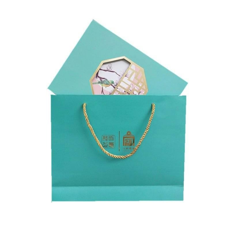 ◎3入◎80g六粒裝原創古風插畫中秋月餅伴手禮盒/牛軋糖蛋黃酥禮品盒/鳳梨酥巧克力禮物盒/燙金鏤空DIY創意糖果禮品盒-細節圖9