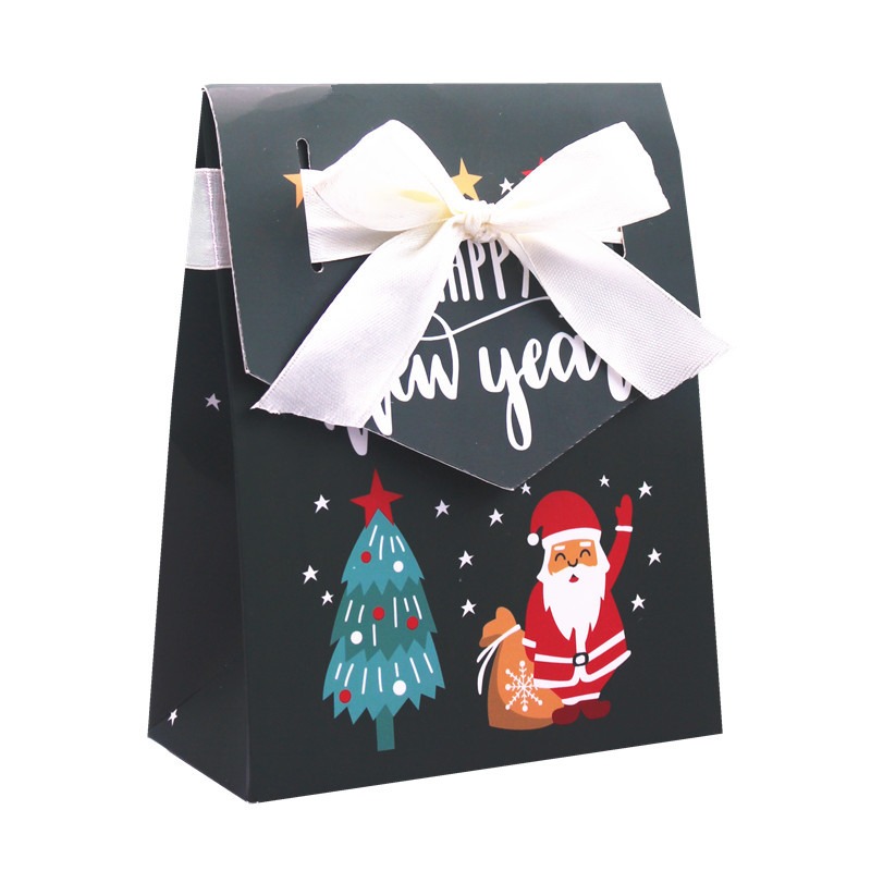 ▪5入▪聖誕節信封式包裝紙盒/餅乾牛軋糖小禮物盒/聖誕折疊糖果禮盒/特種白卡紙紙盒-細節圖6