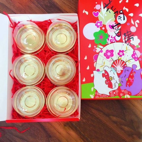 ▪5只入▪新年花開富貴招財貓伴手禮盒/蛋黃酥/鳳梨酥/月餅盒/喜糖餅乾盒綠豆糕西點盒-細節圖5