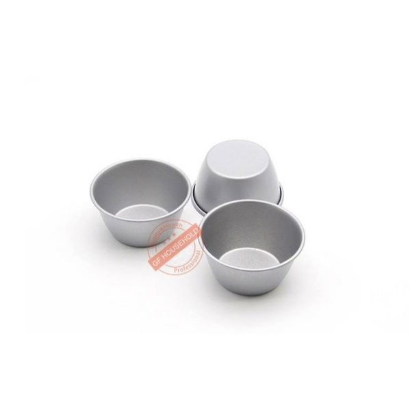 ✭美國亞馬遜熱銷✭高品質布丁模/小型蛋糕蛋塔模具/馬芬模/銀色不沾碳鋼烤模-細節圖5