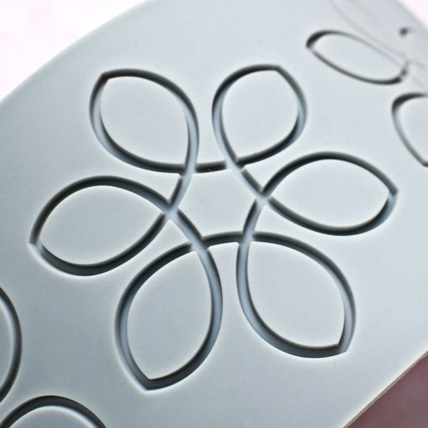 連線花瓣翻糖蕾絲墊/翻糖蛋糕矽膠模/西餐意境菜裝飾脆片模具/DIY巧克力創意裝飾/烘焙模具-細節圖3