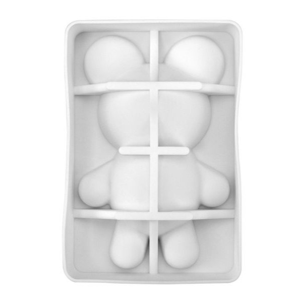 新款3D立體小熊冰淇淋慕斯蛋糕模具/DIY巧克力夾心敲敲樂矽膠模具-細節圖4