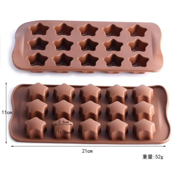 花型恐龍五角星水滴愛心機器人果凍巧克力矽膠模/手工皂模/食品級餅乾烘焙DIY冰格冰模-細節圖5