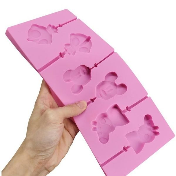 愛心星空麋鹿紅唇造型星空棒棒糖矽膠模具/巧克力矽膠模具-細節圖4