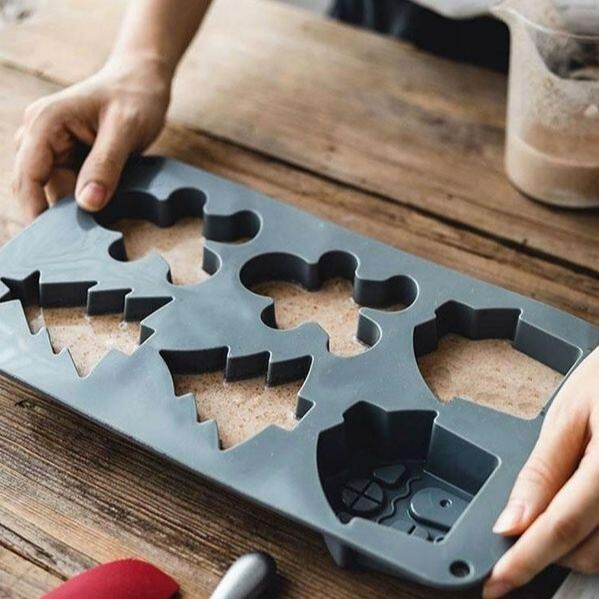 ◎6連◎聖誕節蛋糕矽膠蛋糕模/冰格/手工皂模/瑪德蓮果凍布丁手工DIY工具/慕斯模/造型裝飾模-細節圖3