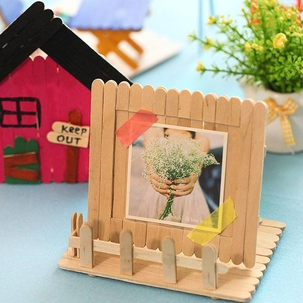 ▪1cm/1.5cm寬▪DIY手工木條棒(20根or100根) /雪糕/冰棒棍/diy模型工具小木片木棍-細節圖5