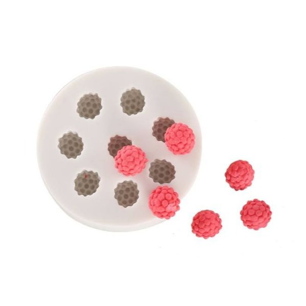 桑葚桑棗桑果造型翻糖矽膠模具/液態3D矽膠模/DIY巧克力矽膠模/干佩斯造型模/烘焙裝飾模具-細節圖2