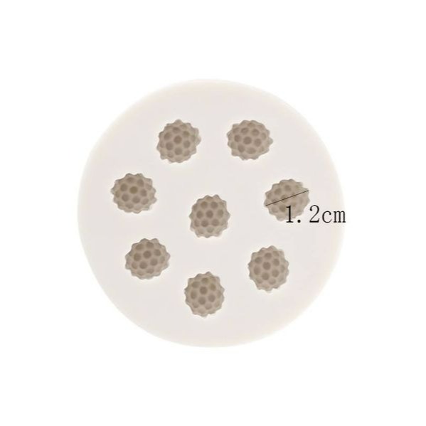 桑葚桑棗桑果造型翻糖矽膠模具/液態3D矽膠模/DIY巧克力矽膠模/干佩斯造型模/烘焙裝飾模具-細節圖4