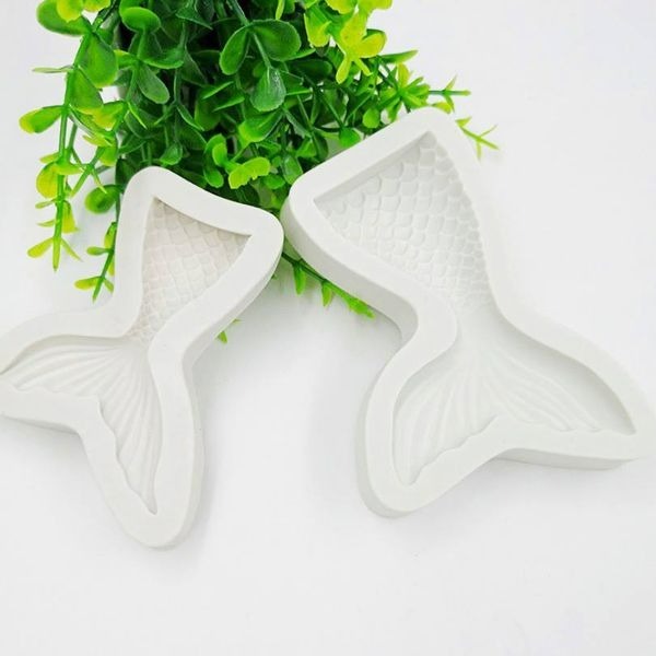 ◎小/大號◎美人魚尾翻糖矽膠模具(模具顏色隨機)/液態3D矽膠模/DIY巧克力矽膠模/干佩斯造型模/烘焙裝飾模具-細節圖2