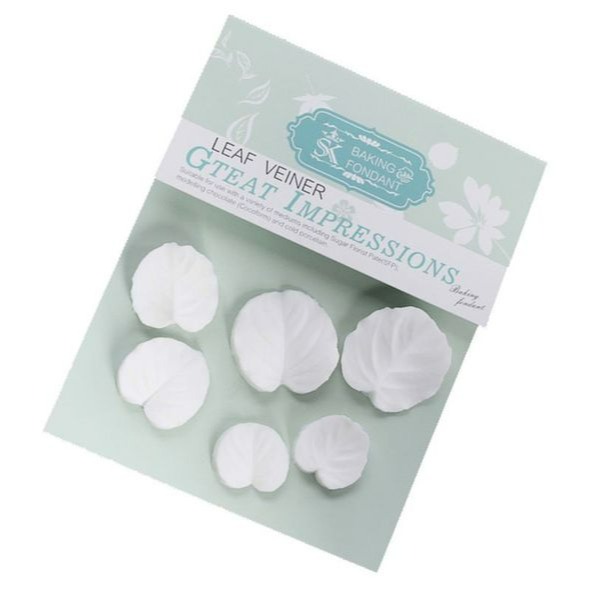 ▪6件套▪尤加利葉翻糖蛋糕巧克力矽膠模具/銅錢草液態矽膠模具/花瓣葉子翻糖液體矽膠模-細節圖3