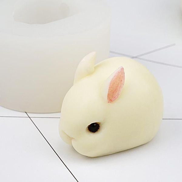 ▪小/中號▪立體兔子慕斯蛋糕液態矽膠模具(3入or5入)/翻糖液體矽膠模/網紅動物造型布丁果凍奶酪模具-細節圖2