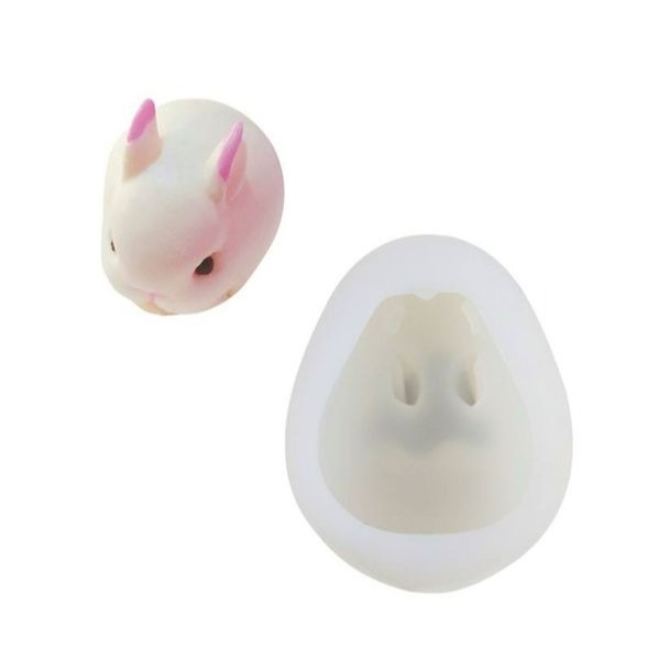 ▪小/中號▪立體兔子慕斯蛋糕液態矽膠模具(3入or5入)/翻糖液體矽膠模/網紅動物造型布丁果凍奶酪模具-細節圖4