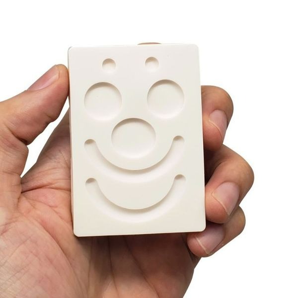 小豬動物表情液態矽膠模(模具顏色隨機)/翻糖液體矽膠模/DIY香薰石膏模具/手工皂模/創意年糕矽膠模具-細節圖3