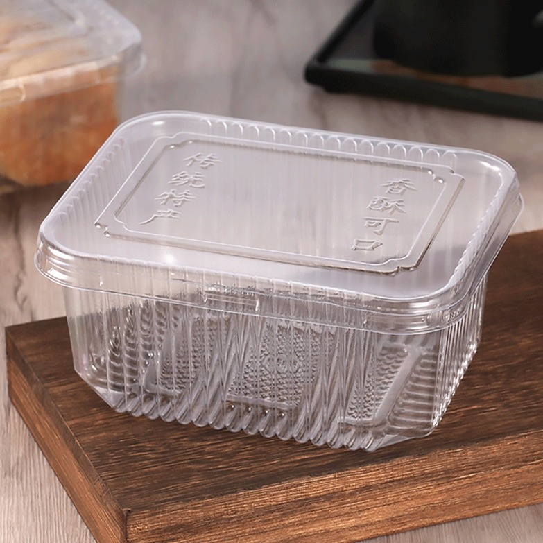 ◎10入◎草莓奶油透明吸塑盒/千層慕斯蛋糕包裝盒/提拉米蘇拿破崙盒/野餐烘焙打包盒-細節圖6